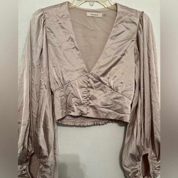 Idem ditto satin crop top bohemian S - Picture 1 of 5